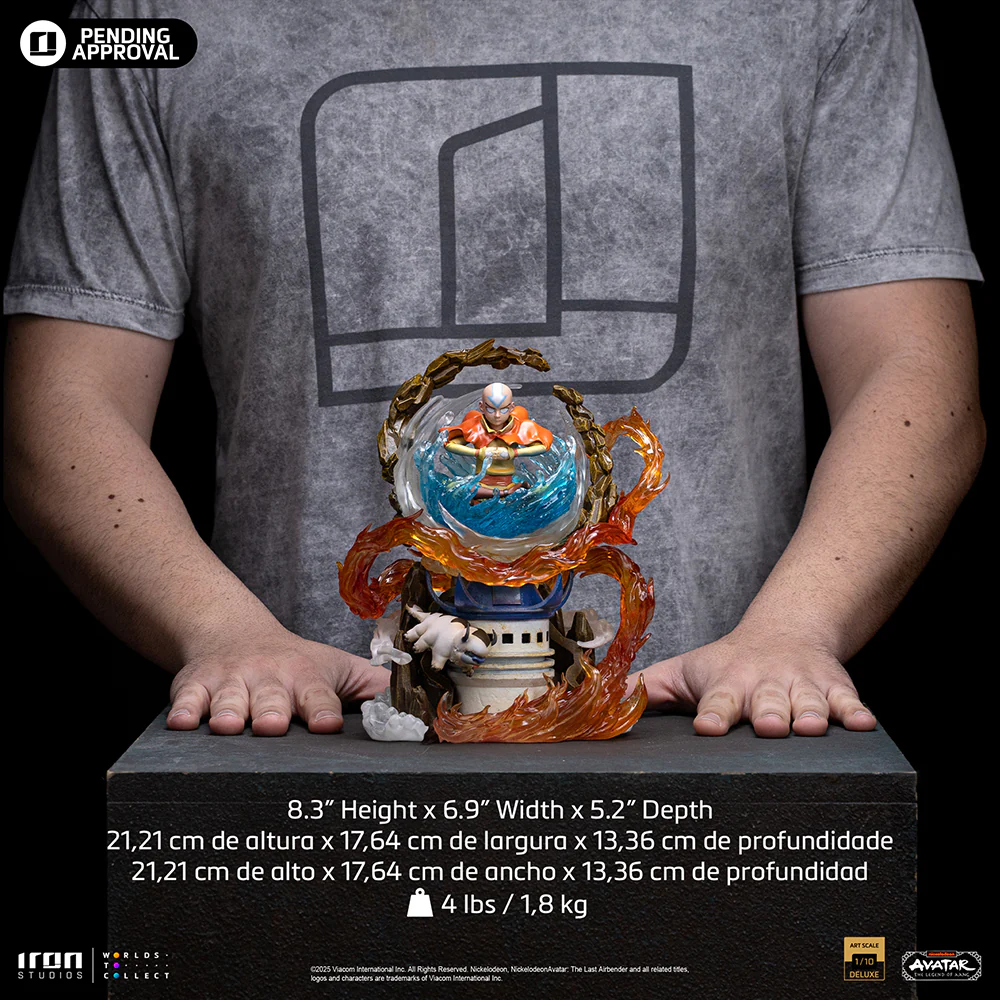 Digital Pre-Order - Statue Aang - Avatar: The Last Airbender - Deluxe Art Scale 1/10 - Iron Studios - Image 13
