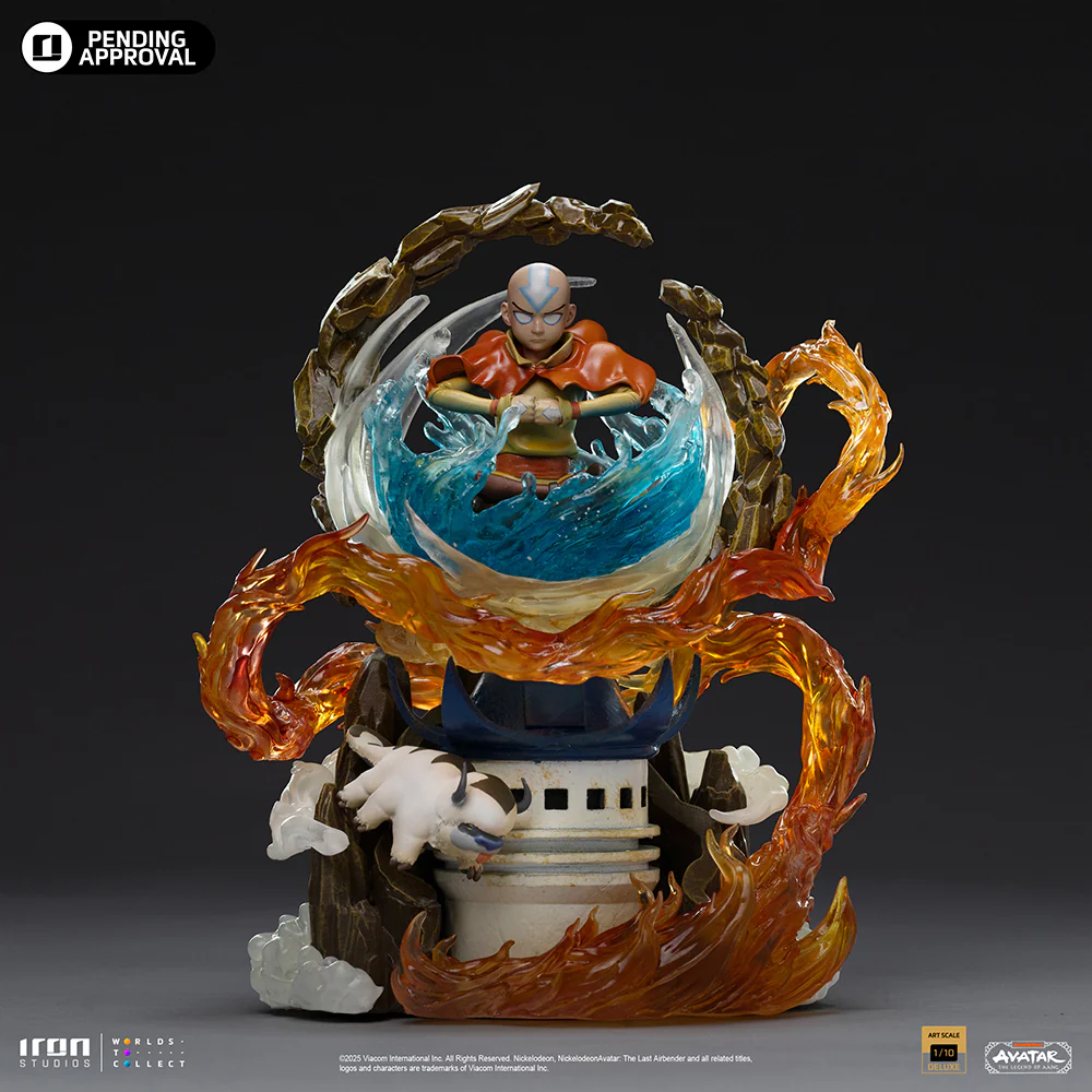 Digital Pre-Order - Statue Aang - Avatar: The Last Airbender - Deluxe Art Scale 1/10 - Iron Studios - Image 3