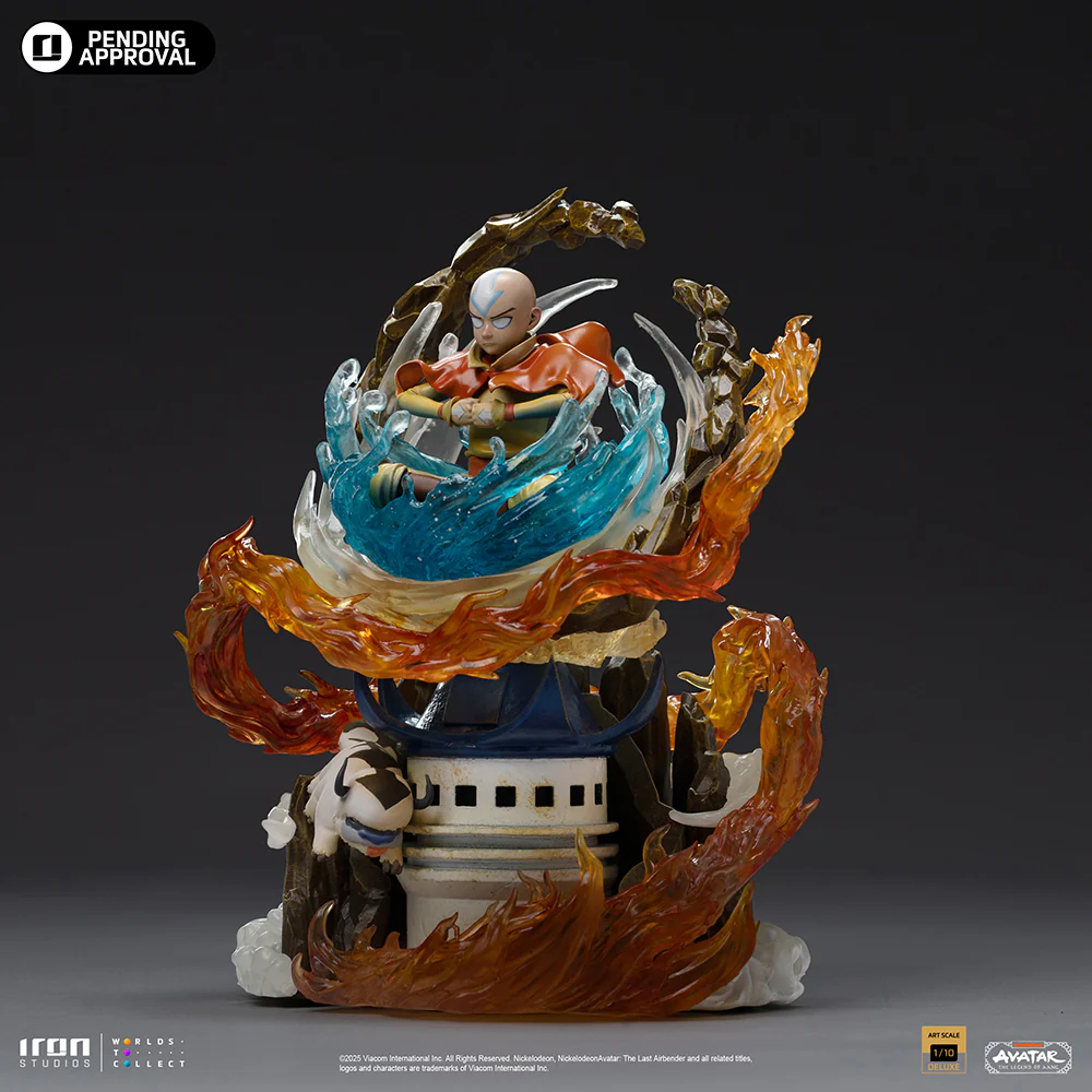 Digital Pre-Order - Statue Aang - Avatar: The Last Airbender - Deluxe Art Scale 1/10 - Iron Studios - Image 4