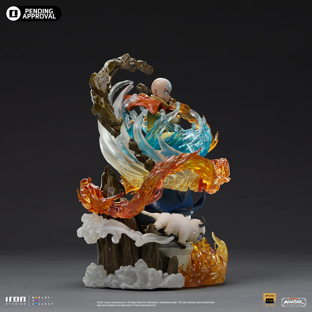Digital Pre-Order - Statue Aang - Avatar: The Last Airbender - Deluxe Art Scale 1/10 - Iron Studios - Image 5