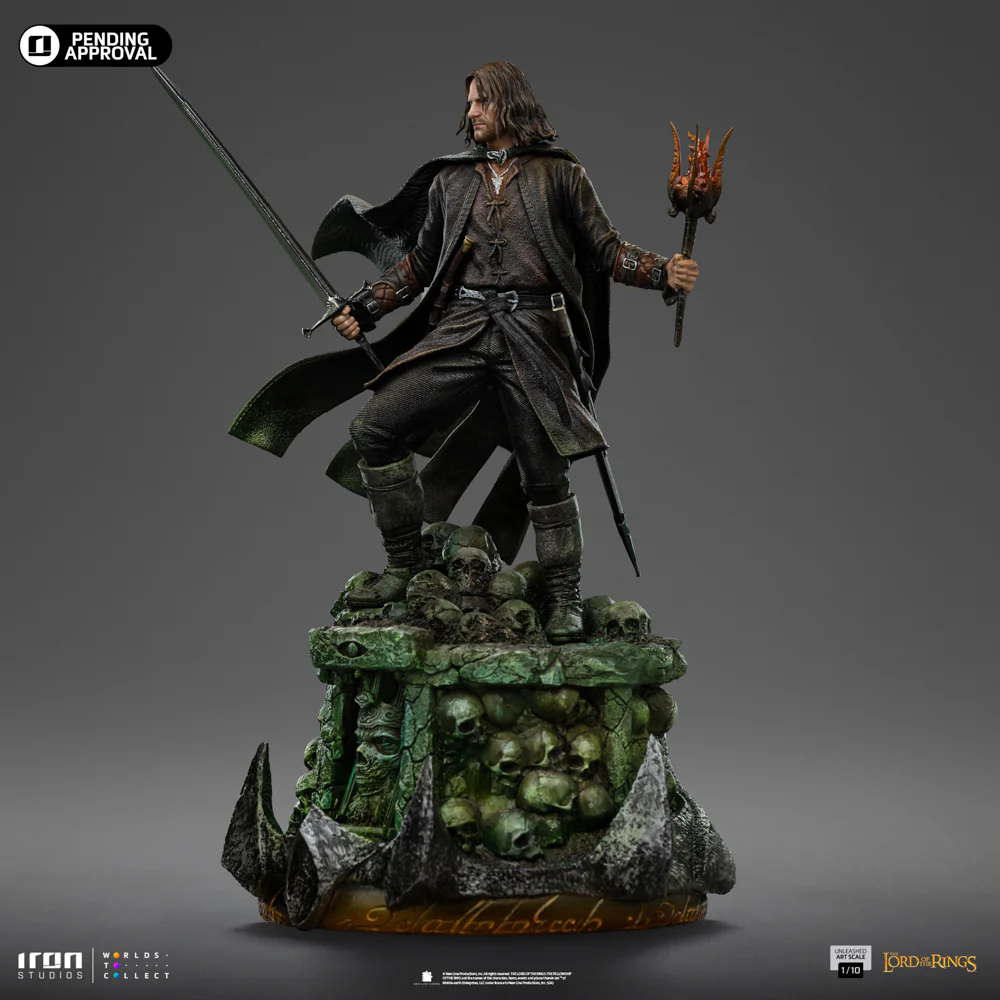 Digital Pre-Order - Statue Aragorn Unleashed - The Lord of the Rings - Art Scale 1/10 - Iron Studios - Image 3