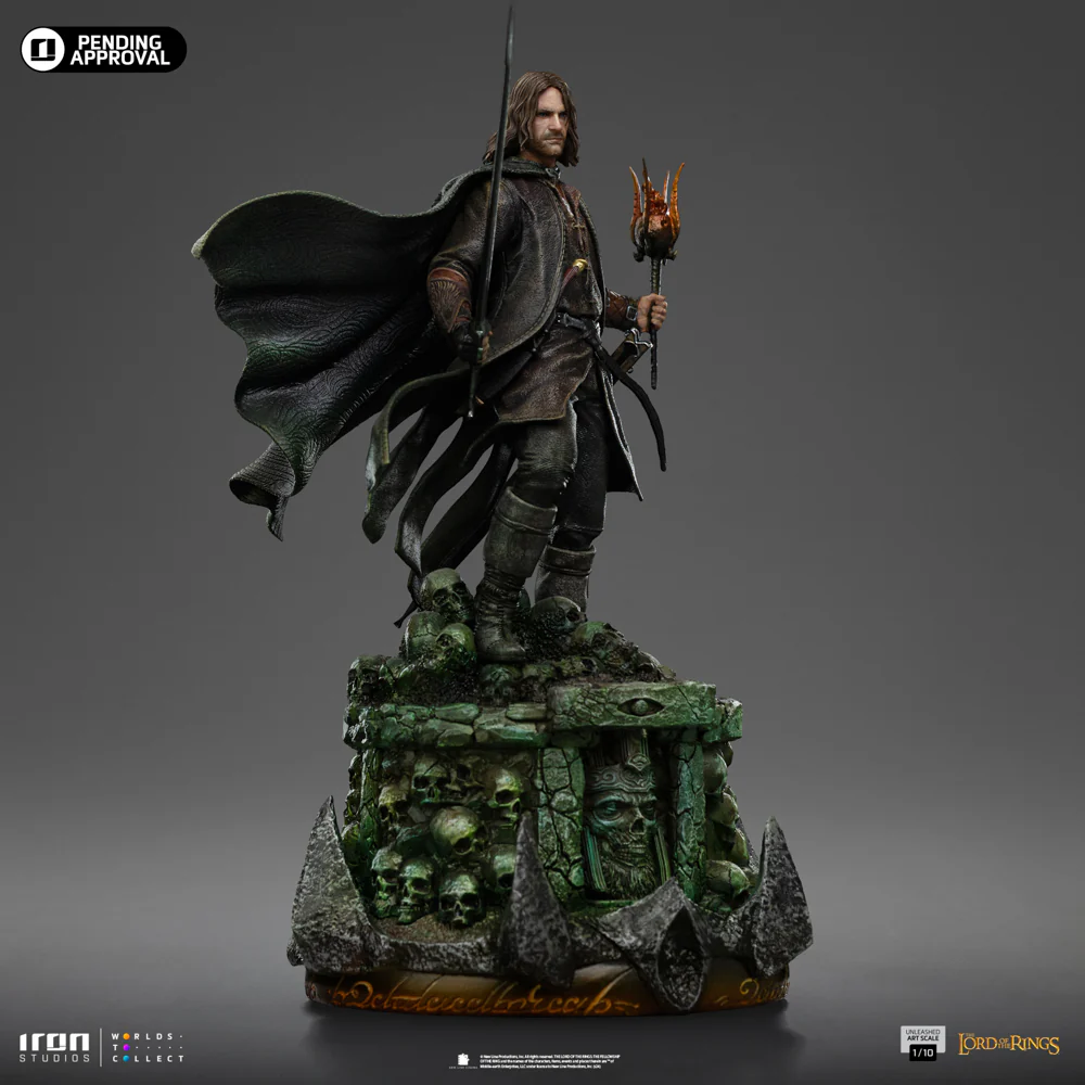 Digital Pre-Order - Statue Aragorn Unleashed - The Lord of the Rings - Art Scale 1/10 - Iron Studios - Image 4