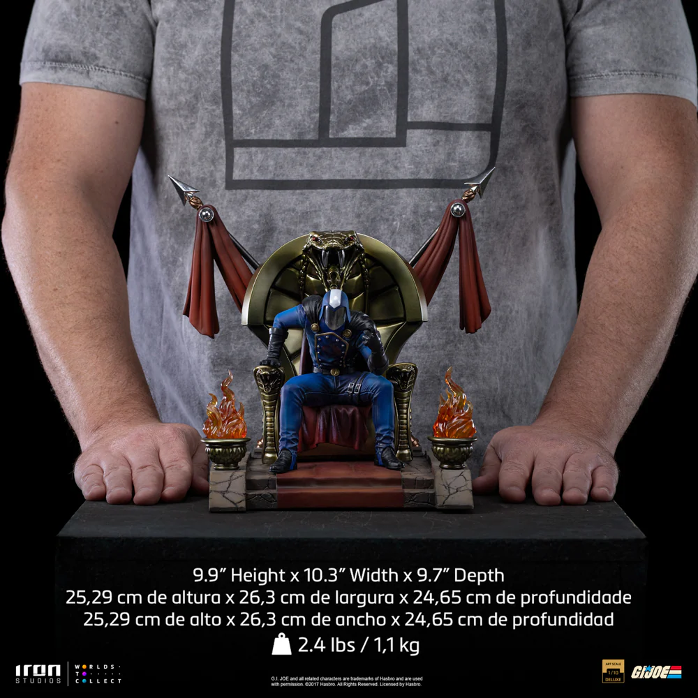 Digital Pre-Order Statue Cobra Commander - G.I Joe - Art Scale 1/10 - Iron Studios - Image 13