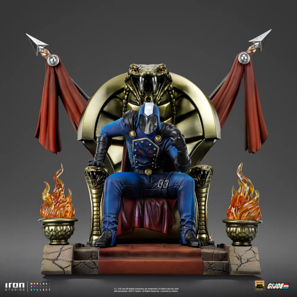 Digital Pre-Order Statue Cobra Commander - G.I Joe - Art Scale 1/10 - Iron Studios - Image 3