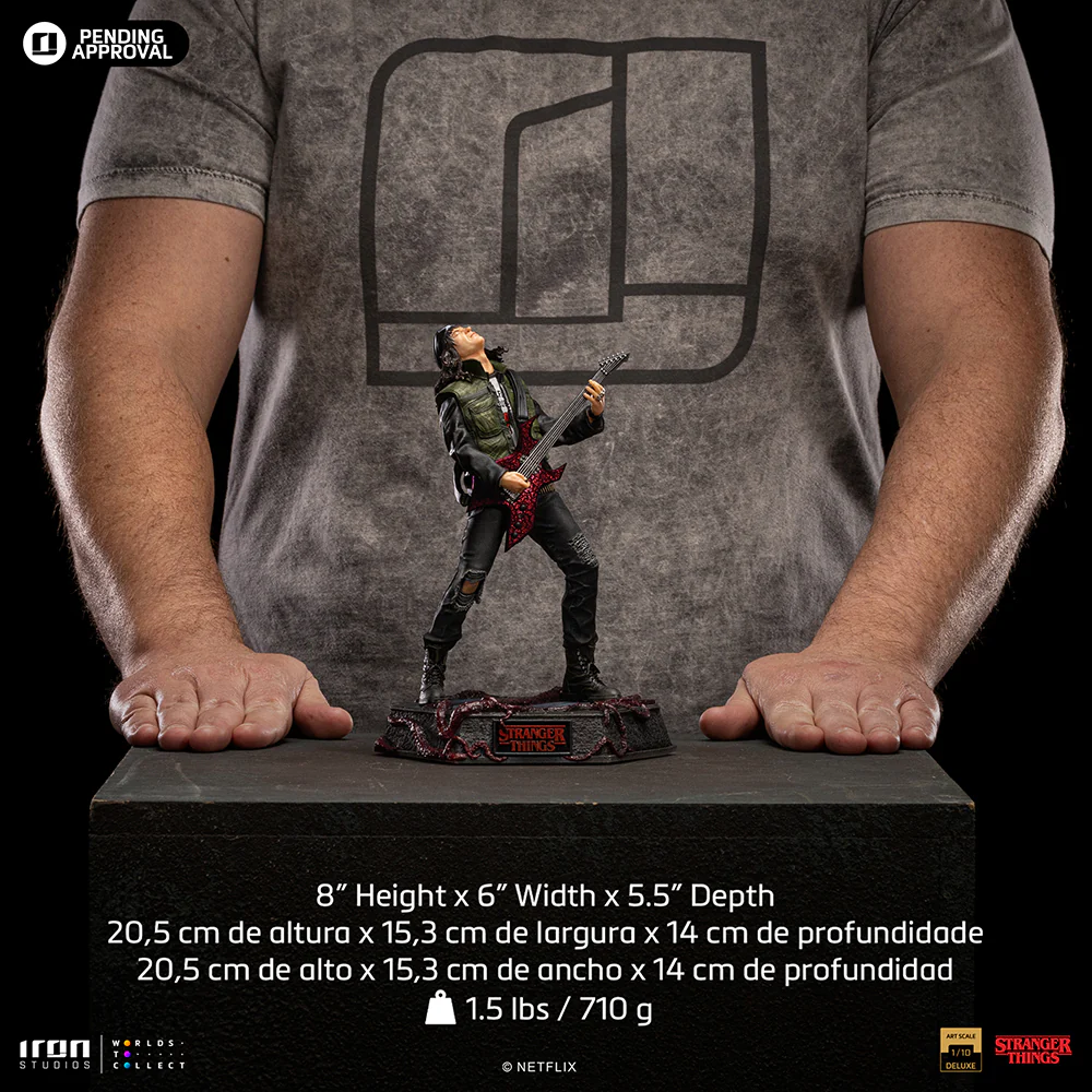 Digital Pre-Order - Statue Eddie Munson - Stranger Things - Art Scale 1/10 - Iron Studios - Image 12