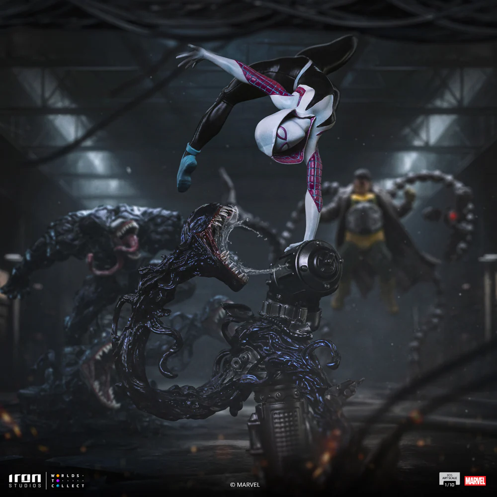Digital Pre-Order - Statue Ghost-Spider - Spider-Man vs Villains Diorama - Art Scale 1/10 - Iron Studios - Image 3