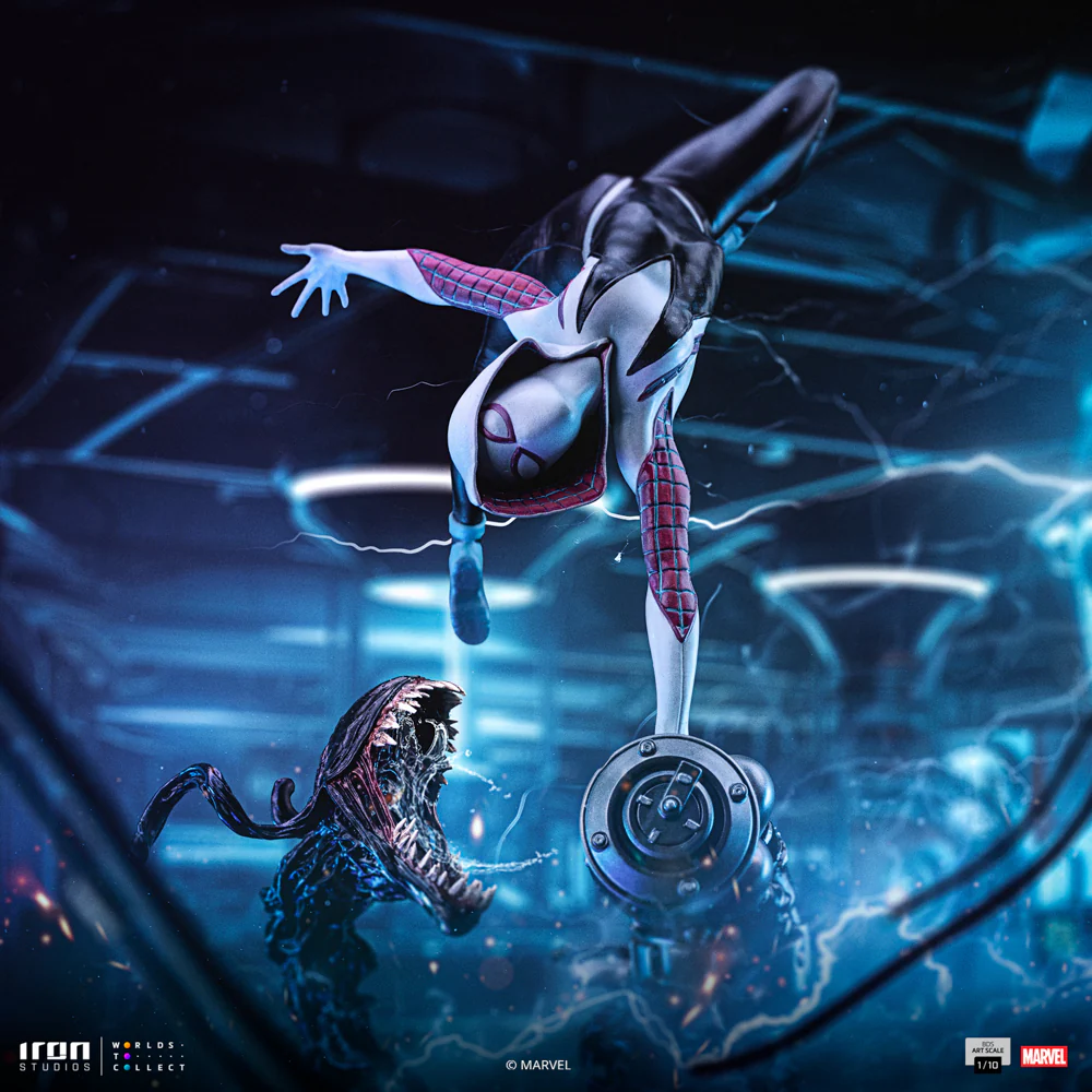 Digital Pre-Order - Statue Ghost-Spider - Spider-Man vs Villains Diorama - Art Scale 1/10 - Iron Studios - Image 4
