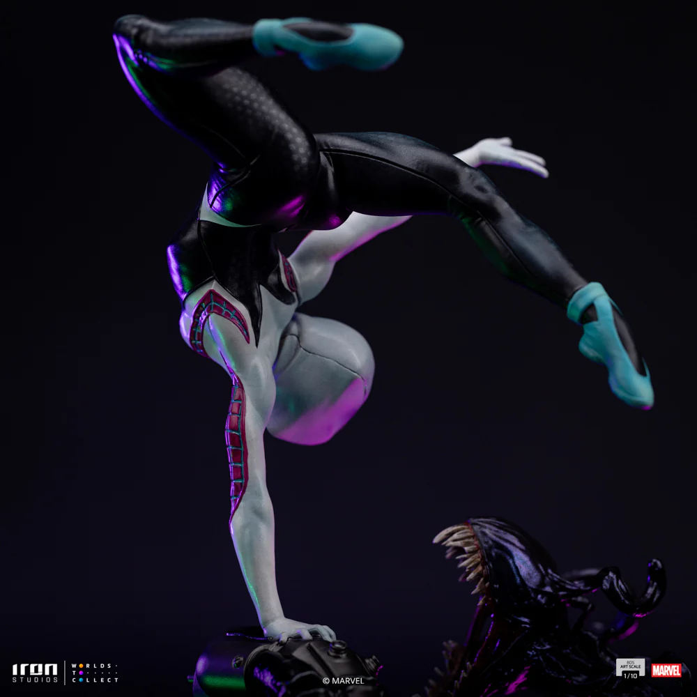 Digital Pre-Order - Statue Ghost-Spider - Spider-Man vs Villains Diorama - Art Scale 1/10 - Iron Studios - Image 9