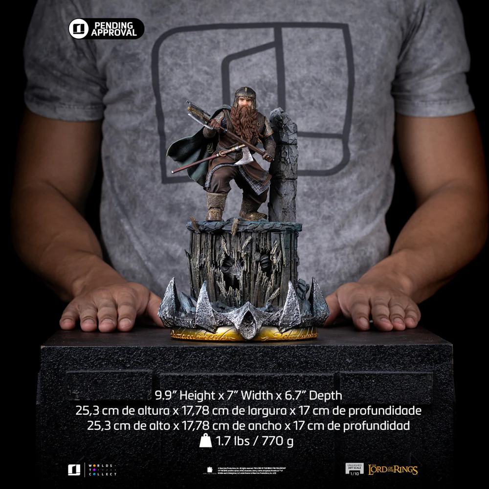 Digital Pre-Order - Statue Gimli Unleashed - The Lord of the Rings - Art Scale 1/10 - Iron Studios - Image 13
