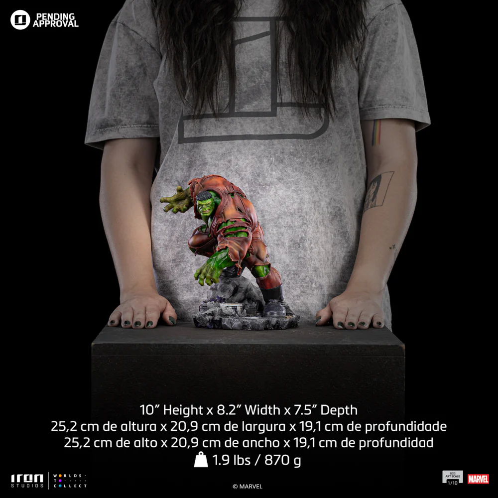 Digital Pre-Order - Statue Hulk - Infinity Gauntlet Diorama - Art Scale 1/10 - Iron Studios - Image 7