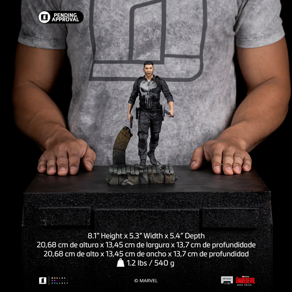 Digital Pre-Order - Statue Punisher - Daredevil: Born Again - Art Scale 1/10 - Iron Studios - Image 5