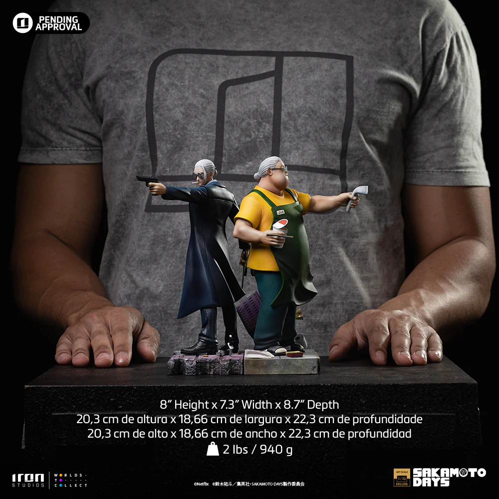 Pre-Order - Statue Taro Sakamoto Deluxe - Sakamoto Days - Art Scale 1/10 - Iron Studios - Image 14