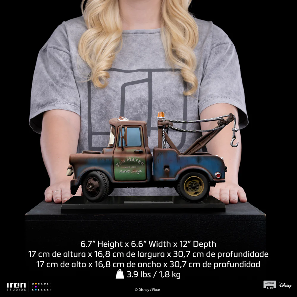 Digital Pre-Order - Statue Tow Mater - Cars - Art Scale 1/10 - Iron Studios - Image 7