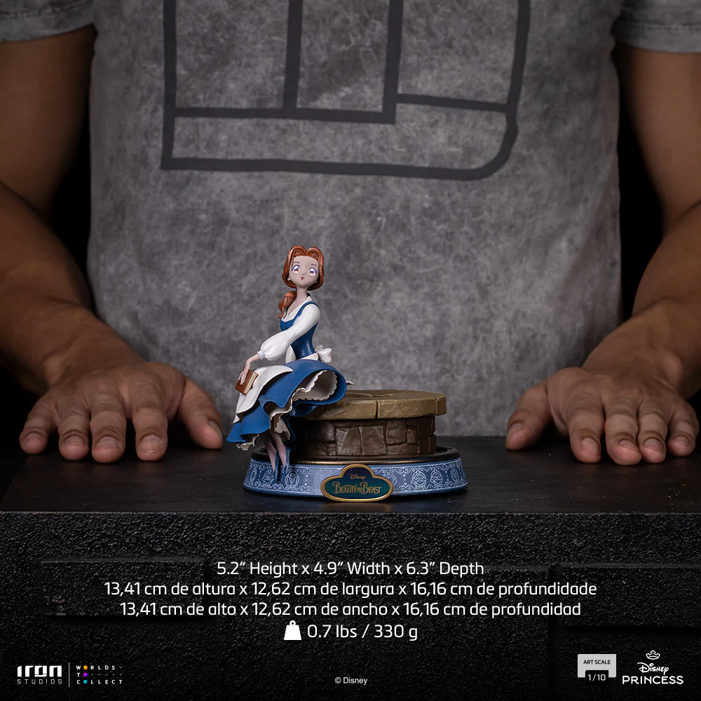 Pre-Order - Statue Belle - Disney's Princess Animated Icons - Iron Studios - Image 7