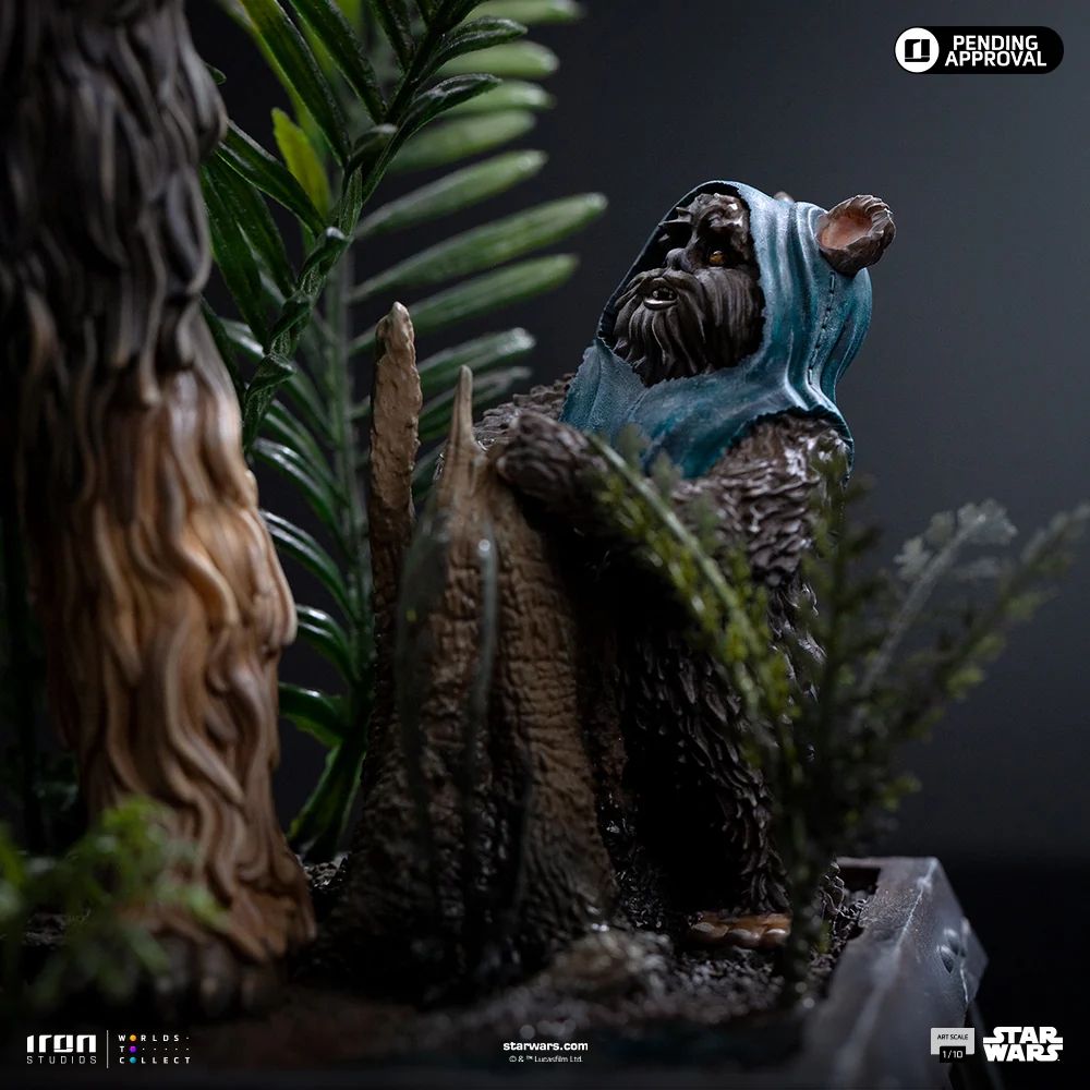 Pre-Order - Statue Chewbacca and Tokkat - Star Wars - Art Scale 1/10 - Iron Studios - Image 11