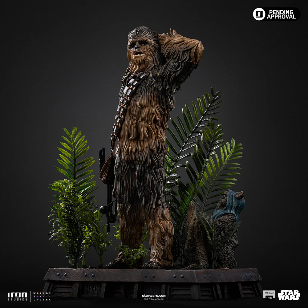 Pre-Order - Statue Chewbacca and Tokkat - Star Wars - Art Scale 1/10 - Iron Studios - Image 3