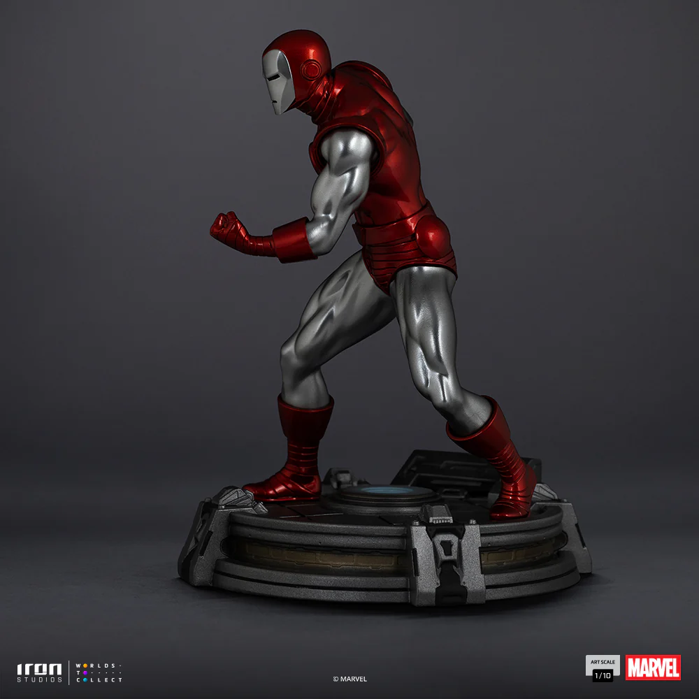 Pre-Order - Statue Iron Man Red & Chrome - Marvel Comics - Art Scale 1/10 - Iron Studios - Image 3