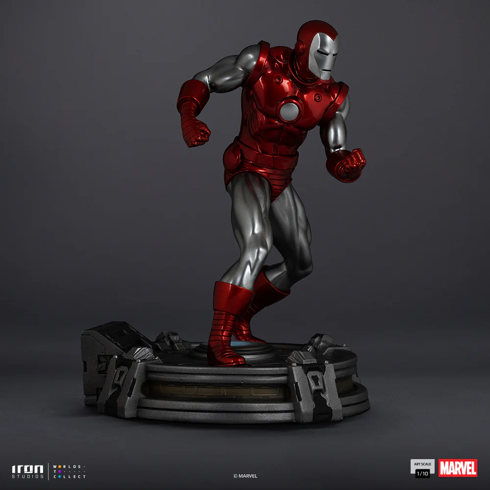 Pre-Order - Statue Iron Man Red & Chrome - Marvel Comics - Art Scale 1/10 - Iron Studios - Image 5