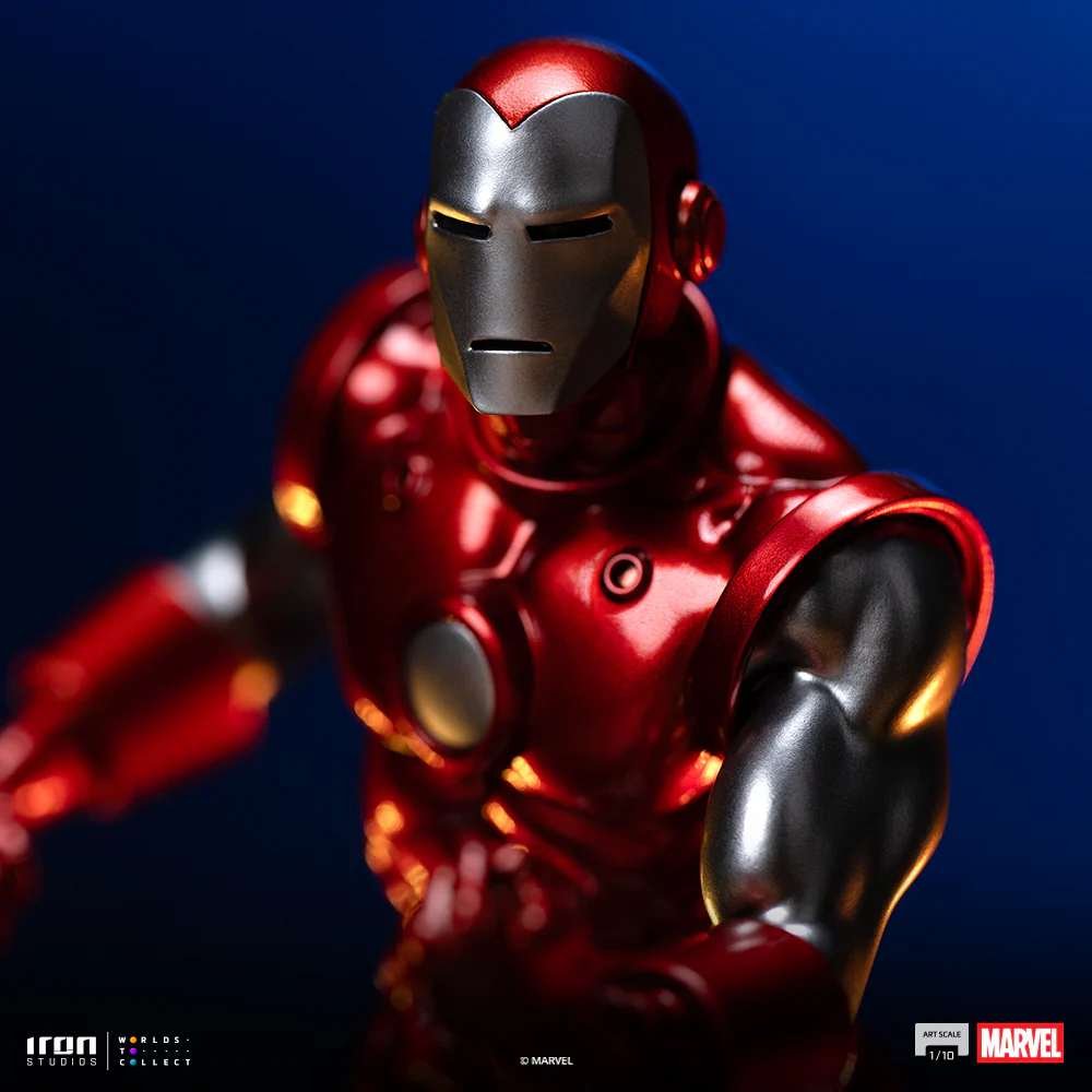 Pre-Order - Statue Iron Man Red & Chrome - Marvel Comics - Art Scale 1/10 - Iron Studios - Image 7