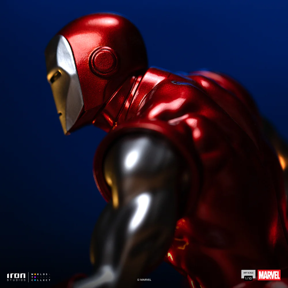 Pre-Order - Statue Iron Man Red & Chrome - Marvel Comics - Art Scale 1/10 - Iron Studios - Image 9