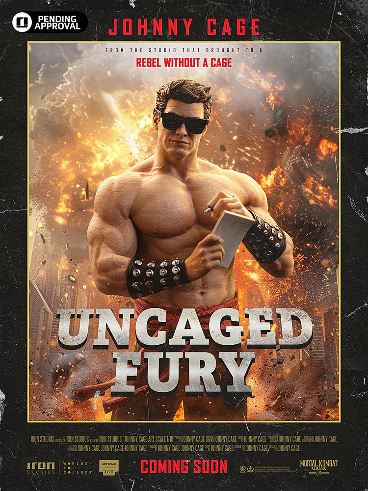 Pre-Order - Statue Johnny Cage - Mortal Kombat - Art Scale 1/10 - Iron Studios - Image 12