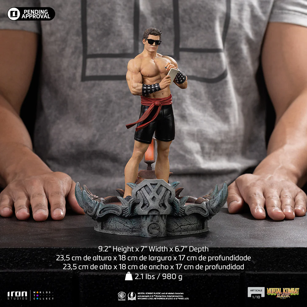 Pre-Order - Statue Johnny Cage - Mortal Kombat - Art Scale 1/10 - Iron Studios - Image 13
