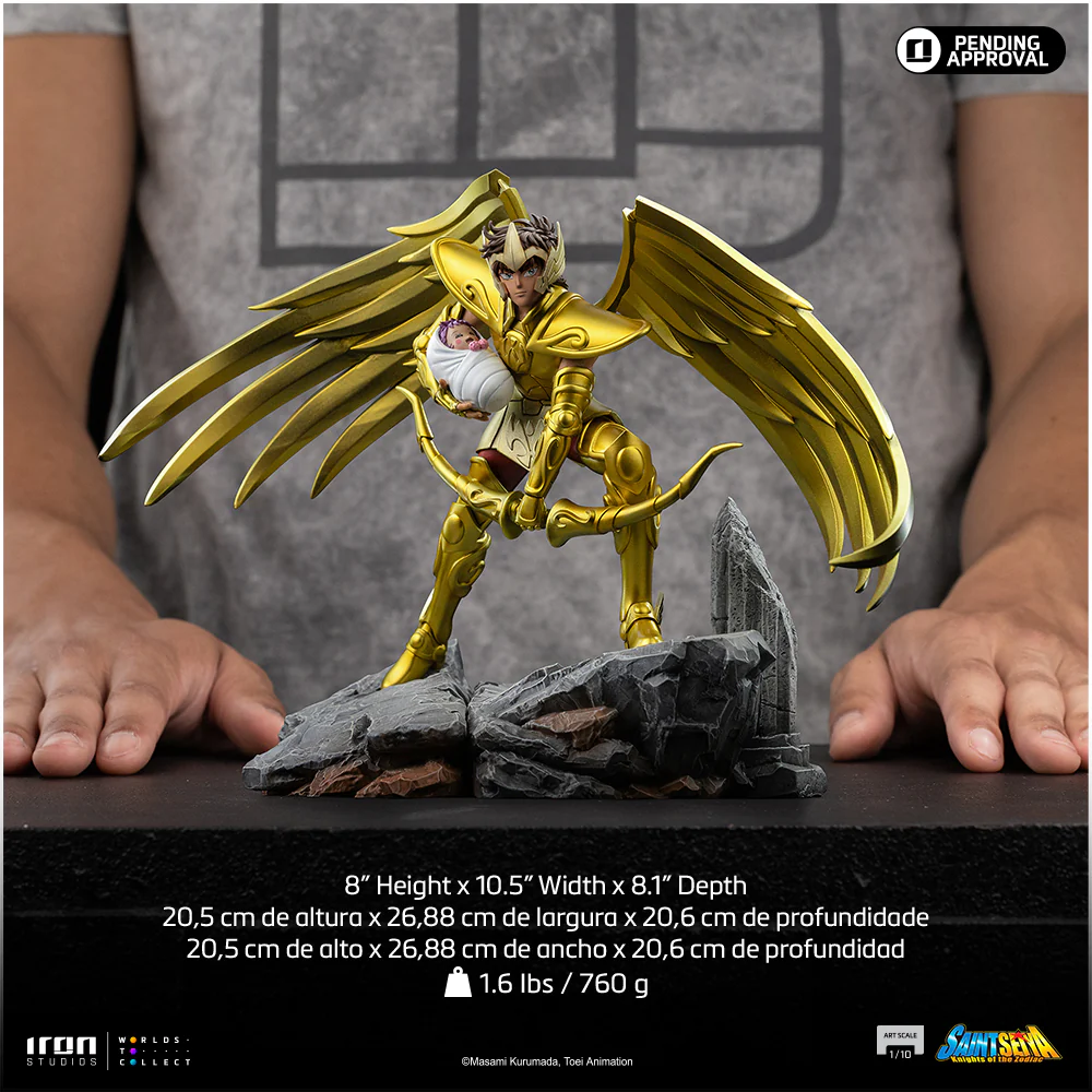 Pre-Order - Statue Sagittarius Aiolos - Saint Seiya - Art Scale 1/10 - Iron Studios - Image 10