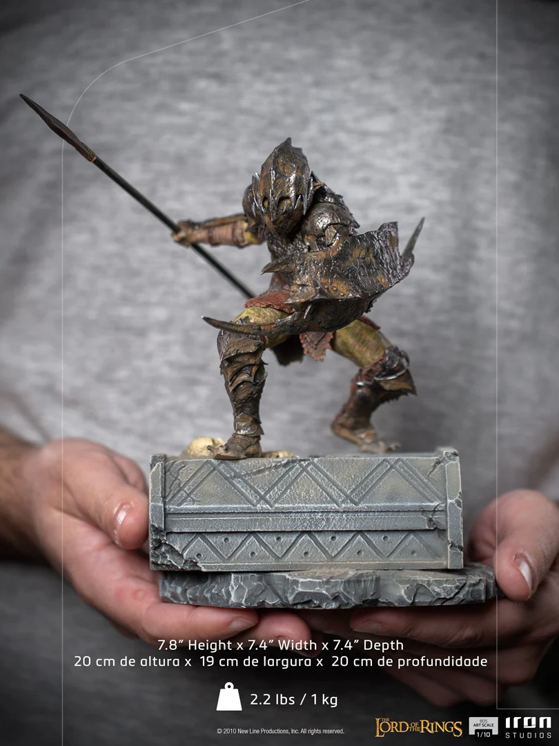 Armored Orc  The Lord of the Rings  Art Scale 1/10  Iron Studios - Image 7