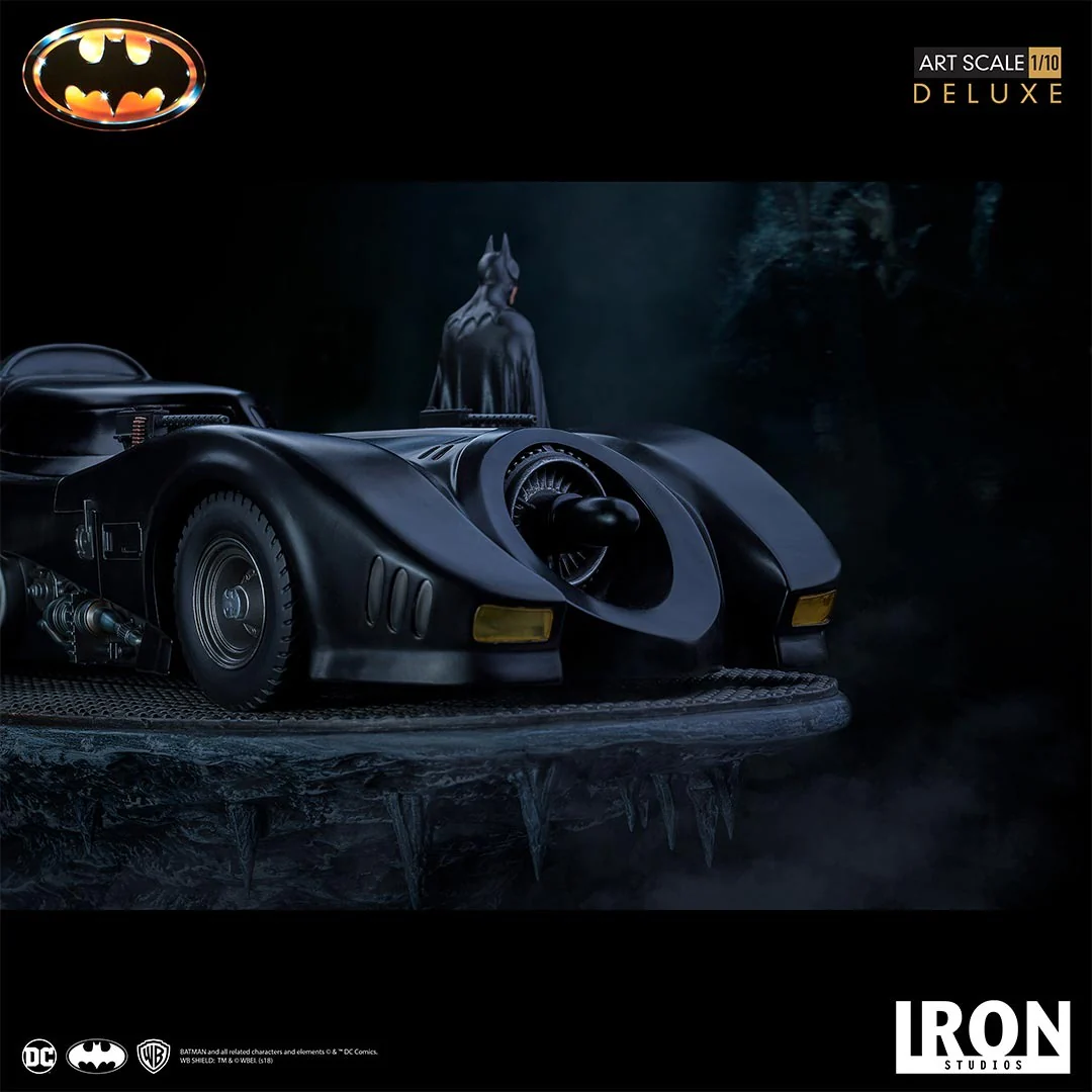 Statue Batman & Batmobile (Deluxe) - Batman 1989 - Art Scale - Iron Studios - Image 3