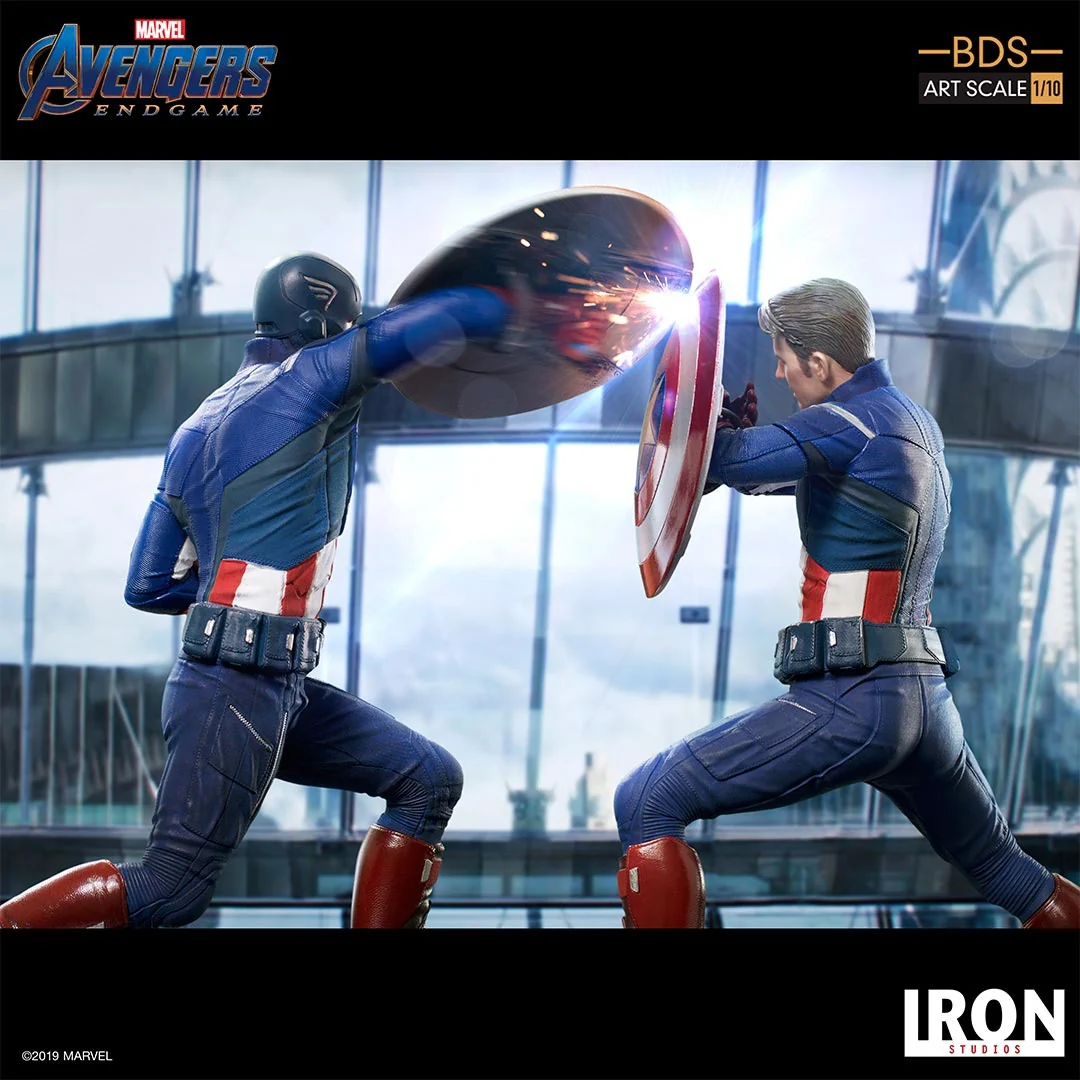 Captain America 2023 - Avengers: Endgame - BDS Art Scale 1/10 - Iron Studios - Image 3