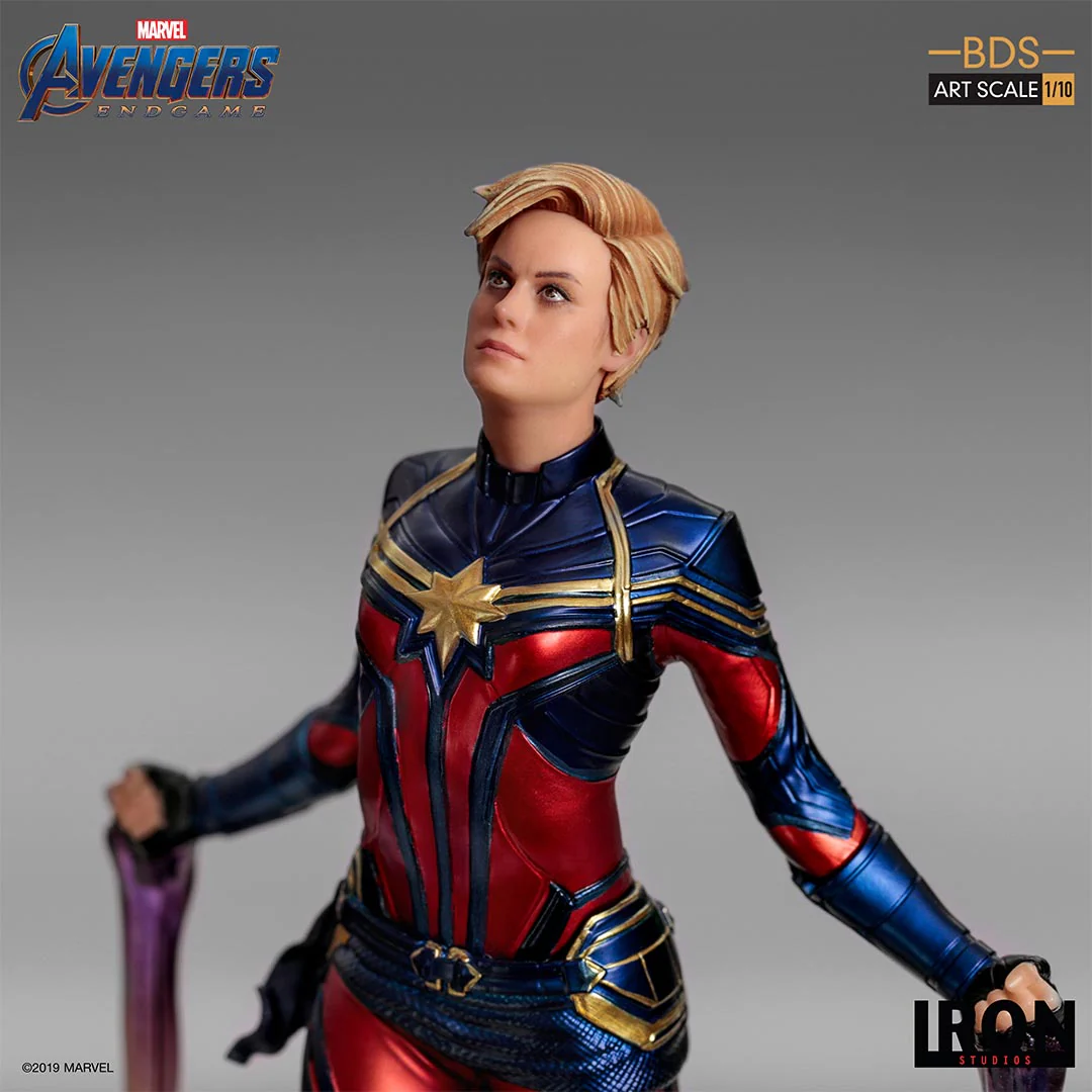 Captain Marvel - Avengers: Endgame - BDS Art Scale 1/10 - Iron Studios - Image 9