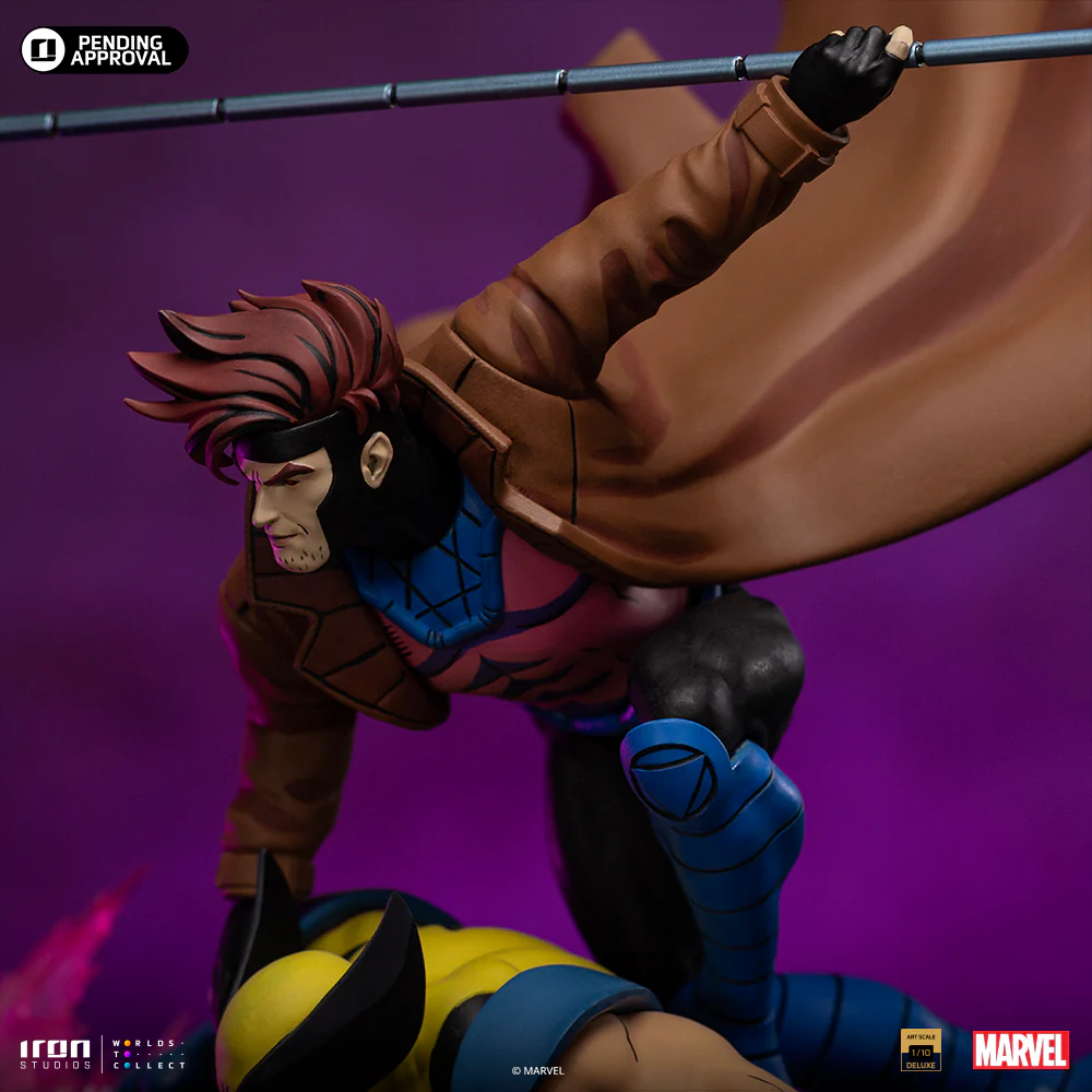 Statue Gambit and Wolverine  XMen '97  Art Scale 1/10  Iron Studios - Image 8