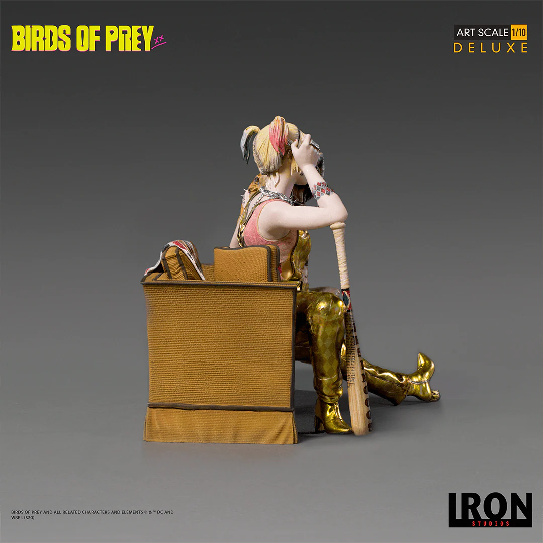 Statue Harley Quinn & Bruce Deluxe - Art Scale 1/10 - Birds of Prey - Iron Studios - Image 4