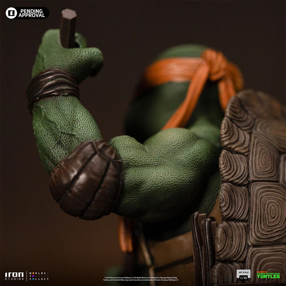 Statue Michelangelo  TMNT Movie  Art Scale 1/10  Iron Studios - Image 10