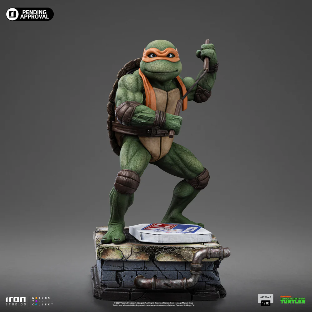 Statue Michelangelo  TMNT Movie  Art Scale 1/10  Iron Studios - Image 6