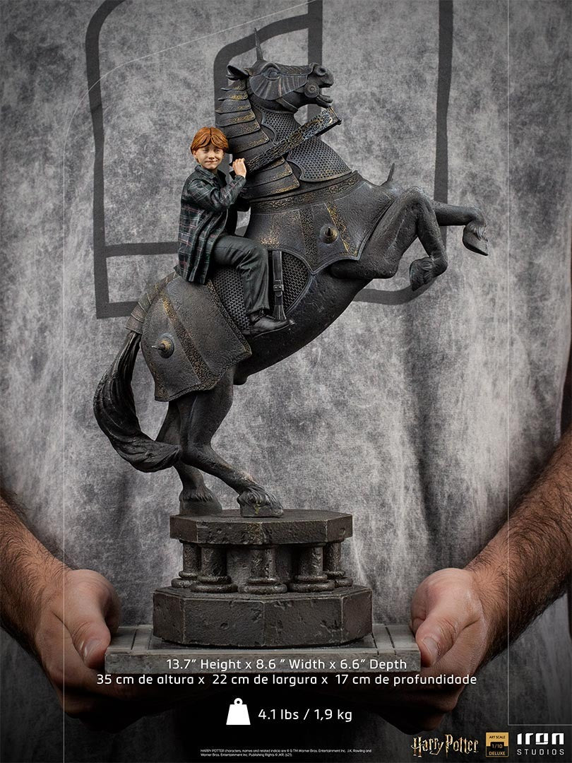 Ron Weasley at the Wizard Chess  Harry Potter  Art Scale 1/10 Iron Studios - Image 12