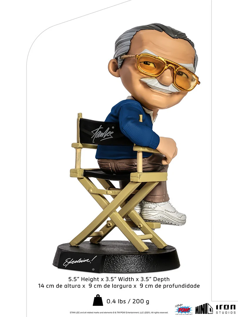 Stan Lee (Blue Version)  Pow  Minico  Iron Studios - Image 7